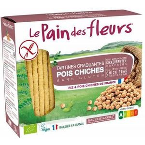 Pain Des Fleurs Kikkererwten crackers bio 150g