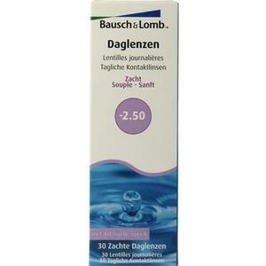 Bausch & Lomb Daglenzen -2.50 30st