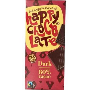 Happy Chocolate Puur 80% bio 85g