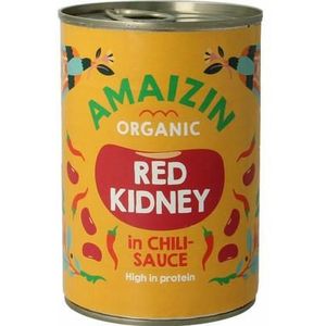 Amaizin Rode kidneybonen in chilisaus bio 400g