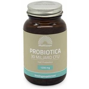 Mattisson Probiotica 30 miljard CFU met prebiotica 60ca