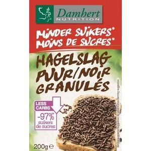 Damhert Hagelslag minder suiker 200g