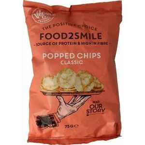 Food2Smile Popped chips classic 75g