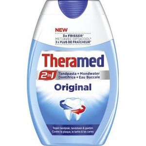 Zahnpasten : Theramed 2 in 1 Non-Stop White 3x75 ml