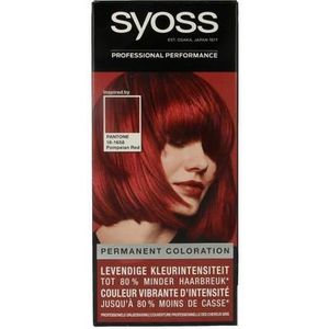 Syoss Color baseline pantone 5-72 pompeian red 1set