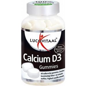 Lucovitaal Calcium D3 gum 60tb