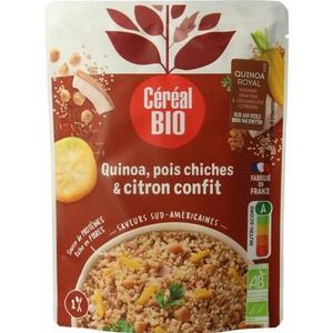 Cereal Bio Quinoa royal kikkererwt citroen confit bio 220g