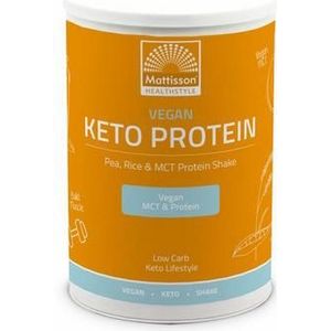 Mattisson Vegan Keto protein shake - pea, rice & MCT 350g