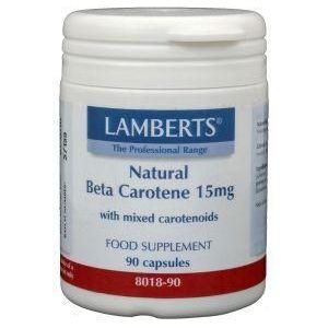 Lamberts Vitamine A 15mg natuurlijke (beta caroteen) 90ca