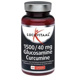 Lucovitaal Glucosamine & curcumine 1500/40mg 60ca