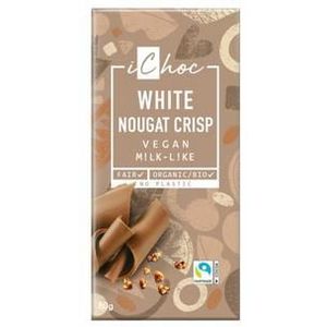 Ichoc White nougat crisp vegan bio 80g