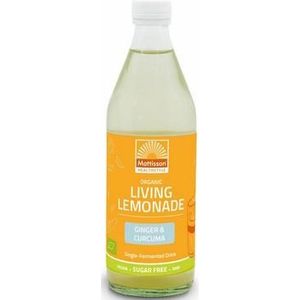 Mattisson Living lemonade ginger & curcuma bio 500ml