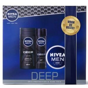 Nivea Geschenkverpakking men deep 1set