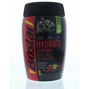 Isostar Hydrate & perform cranberry red fruit 400g