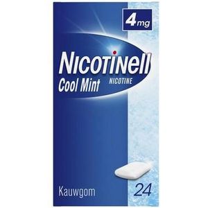 Nicotinell Kauwgom cool mint 4 mg 24st