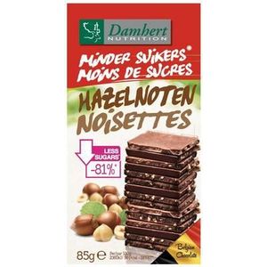 Damhert Chocoladetablet noten minder suikers 85g