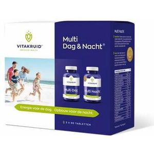 Vitakruid Multi dag & nacht 2 x 90 tabletten 2x90st