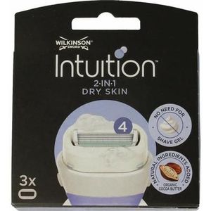 Wilkinson Sword Intuition Dry Skin Scheermesjes 3 stuks