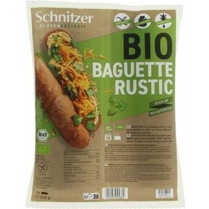 Schnitzer Baguette rustic 160 gram bio 2x160g