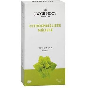 Jacob Hooy Citroenmelisse theezakjes gold 20st