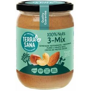 Terrasana 3 mix notenpasta zonder pinda bio 500g