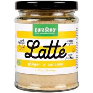 Purasana Latte gember/gingembre curcuma vegan bio 120g