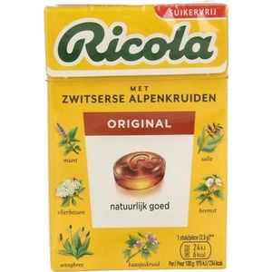 Ricola Original suikervrij doosje 50g