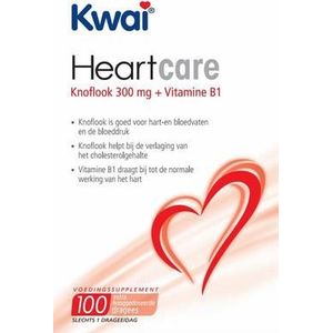 Kwai Heartcare knoflook 100drg