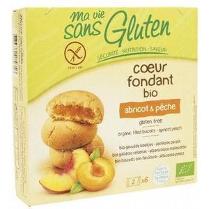 Ma Vie Sans Koekjes met abrikoos/perzik glutenvrij bio 6x2st