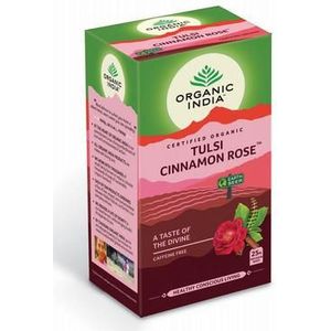 Organic India Tulsi cinnamon rose thee bio 25st