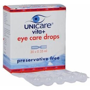 Unicare Vita+ eye care oogdruppels 0.35 ml 20amp