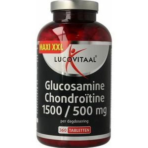 Lucovitaal Glucosamine/chondroitine pot 360tb