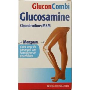 Glucon Combi Glucosamine & chondroitine MSM mangaan 60st