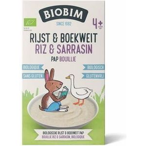 Biobim Baby rijst & boekweit 4 maanden bio 200g