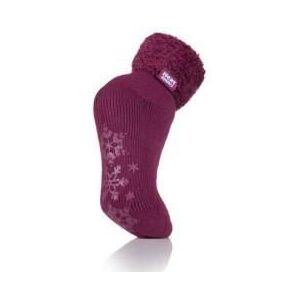 Heat Holders Ladies lounge socks maat 4-8 (37-42) plum 1paar