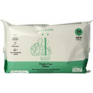 Naif Baby & kids plastic-free wipes 54st