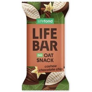 Lifefood Lifebar oatsnack chocolate chip bio 40g