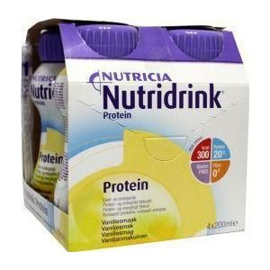 Nutridrink Protein vanille 200ml 4st