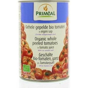 Primeal Gepelde tomaten zonder zout bio 400g
