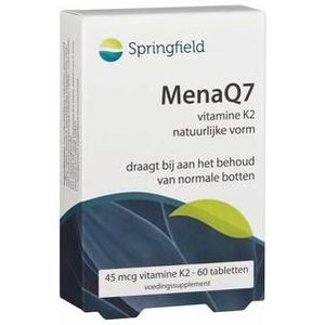 Springfield MenaQ7 vitamine K2 45 mcg 60tb