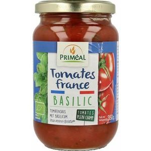 Primeal Tomatensaus bascilicum uit Frankrijk bio 350g