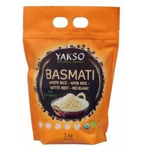Yakso Basmati rijst wit bio 1000g