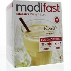 Modifast Intensive milkshake vanille 8 stuks 440g