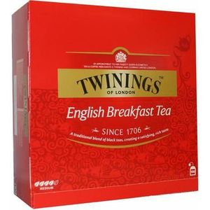 Twinings English breakfast envelop 100st