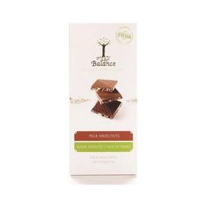 Balance Choco stevia tablet melk hazelnoot 85g