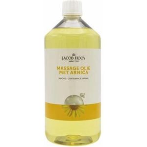 Jacob Hooy Massageolie met natuurlijke arnica 1000ml