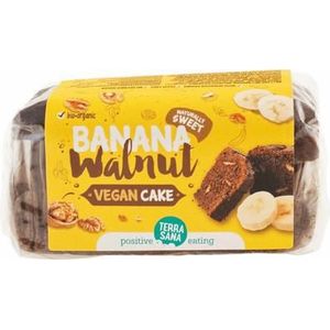 Terrasana Vegan cake banaan & walnoot bio 350g