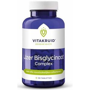 Vitakruid IJzer bisglycinaat 28 mg complex 90tb