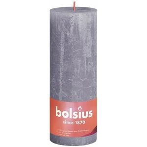 Bolsius Rustiekkaars shine 190/68 frosted lavender 1st