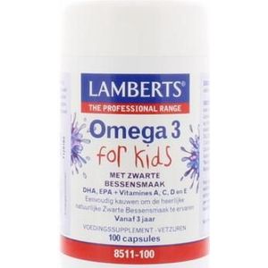 Lamberts Visolie omega 3 for kids 100ca